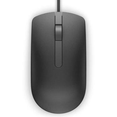 Imagem de Mouse Óptico Dell, 1000 DPI, USB, Preto - MS116-Unissex