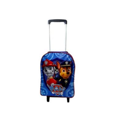 Imagem de Mochila Escolar Patrulha Canina Carrinho Menino Azul