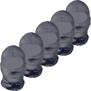 Imagem de Kit 5 balaclavas balaclava touca toca ninja bandana UV50+ - EX311, Chu