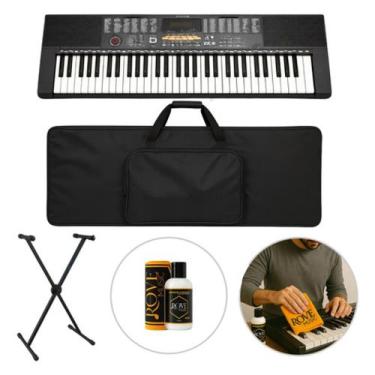 Imagem de Kit Completo Teclado Estudo Mxt M-t1280 Preto