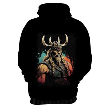 Imagem de Blusa de Frio Guerreiro Viking Nórdico Tribo 1 - Kasubeck Store®, P