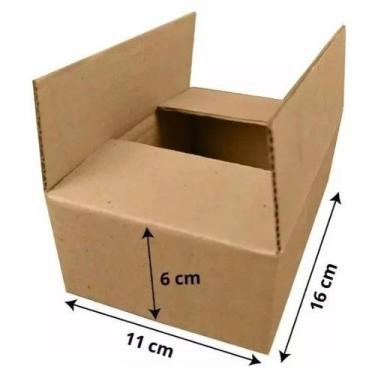 Imagem de Caixas de papelao 16x11x6 correios, pac, sedex, transportadoras - ytac