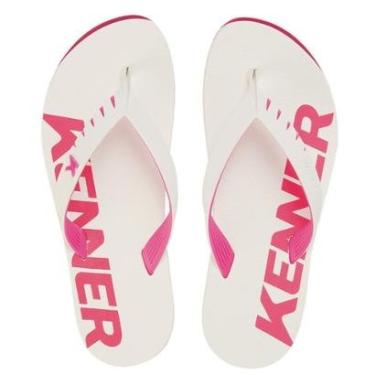 Imagem de Chinelo Sandália Kenner Red Branco c/ Rosa-Masculino