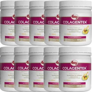 Imagem de Kit 10X Colagentek - 300g Abacaxi - Vitafor