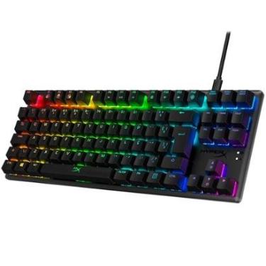 Imagem de Teclado Mecânico Gamer HyperX Alloy Origins Core, RGB, Switch HyperX Red, USB Tipo-C, A...