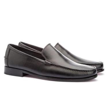 Imagem de Sapato Mocassim Em Couro Sola De Couro com Antiderrapante Absolut-Masculino