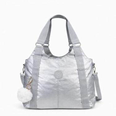 Imagem de Bolsa Feminina Grande Nylon Impermeável Bolsa Ombro Transversal Multi 