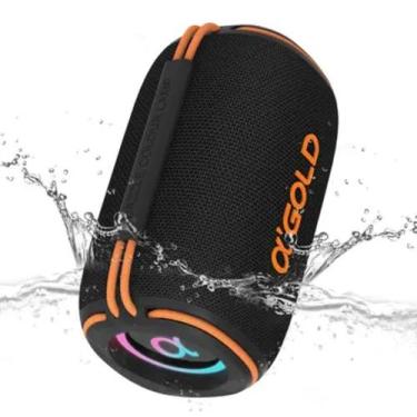 Imagem de Caixa Caixinha De Som Bluetooth Portátil Tws, Rádio Fm, Usb Preto 7hrs