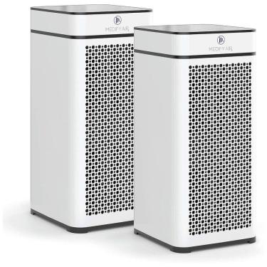 Imagem de Esterilizador de Ar MA 40W2 2 Unidades, Filtro HEPA, Vírus, Bactérias, 110v, MEDIFY AIR, Branco