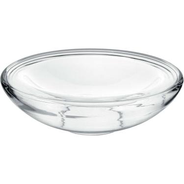 Imagem de CENTRO MESA DECORATIVO FRUTEIRA PAREDE DUPLA HOME&CO VIDRO 8x30x30cm TRANSPARENTE