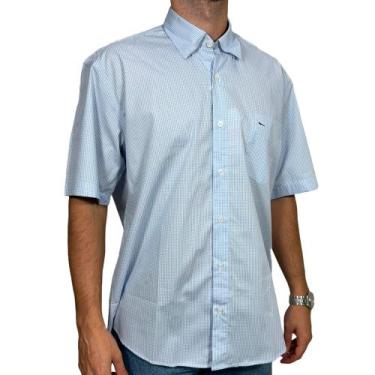 Imagem de Camisa Manga Curta Country Xadrez Fast Back, Azul, Claro, G1