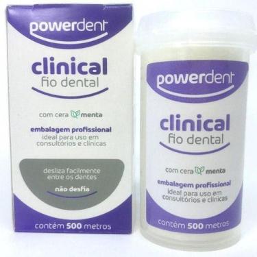 Imagem de Fio Dental Dentes 500m Menta Powerdent Econômico Clinical