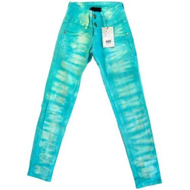 Imagem de Calça Jeans Infantil Menino Menina - anjo da mamãe, Azul, Celeste, 10