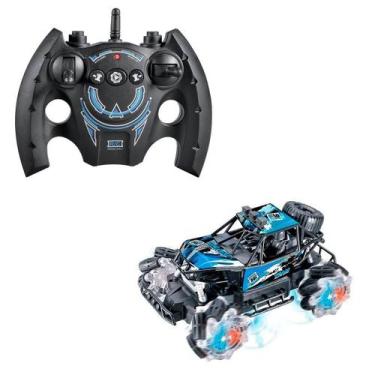 Imagem de Carrinho De Controle Remoto Trilha Luzes - Polibrinq, Azul