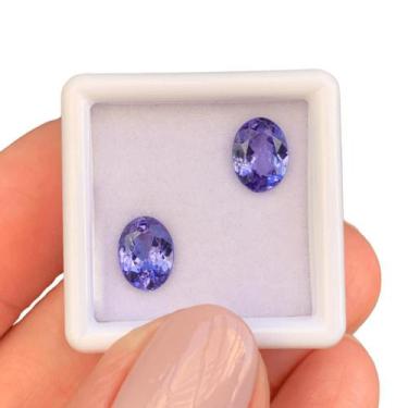 Imagem de Tanzanita Oval Par 2,20ct - ENE2ESE