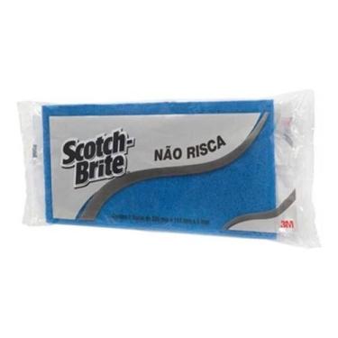 Imagem de Esponja Azul Scotch Brite 3m - Não Risca  - EsfreBom, Não Risca