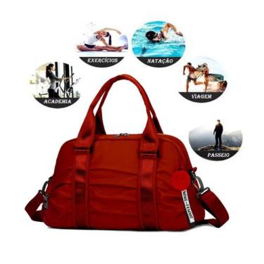 Imagem de Bolsa Academia Feminina Sacola Viagem Esporte Natação Exercicios Imper