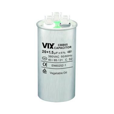 Imagem de Capacitor Vix Duplo 20 + 1.5UF – 380 Volts