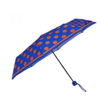 Imagem de Sombrinha Feminina Fazzoletti 104 Mini Manual, Azul md, Laranja, UN