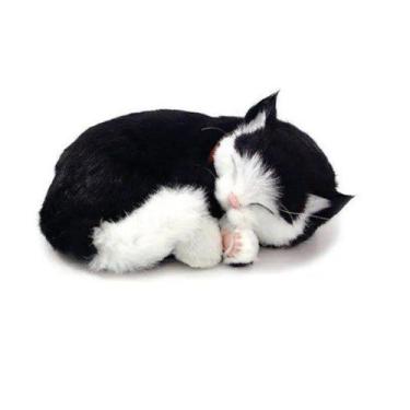 Imagem de Brinquedo de Pelúcia Que Respira Perfect Petzzz Acompanha Pilha, Gato 