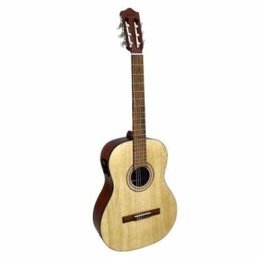 Imagem de Violão Giannini Trovador NTR1 Eletroacústico EQ Nylon Natural Satin