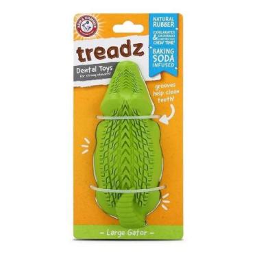 Imagem de Brinquedo Mordedor Super Treadz Jacaré Grande para Cachorros Dental To