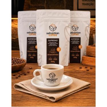 Imagem de Café Especial - Kit Grãos - 3 Un. 500g + Xícara - Sebastian Specialty 