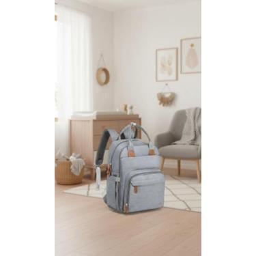 Imagem de Mochila Maternidade Impermeável c/ Trocador 20 Bolsos - Congratulation