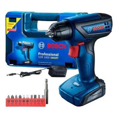 Imagem de Parafusadeira Furadeira 12v Gsr 1000 Smart Com Maleta - Bosch