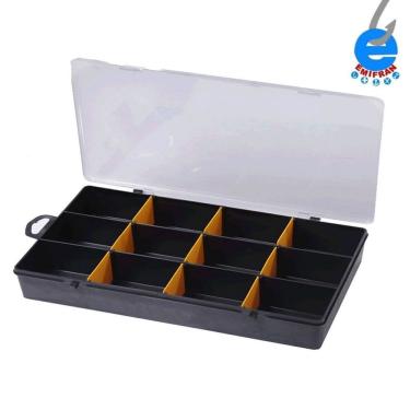 Imagem de Estojo Multiuso Médio Profissional EF-345 com 15 Divisórias em PVC Organizador para Ferramentas e Material de Escritório