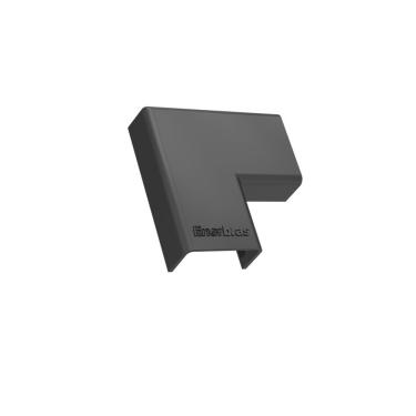 Imagem de Cotovelo Externo 90 graus  50x20mm Linha e Acessórios para Canaletas Preto Enerbras 363-EP7
