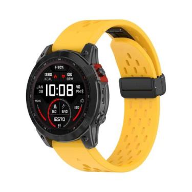 Imagem de Pulseira Magnética De Silicone De Ajuste Rápido 20 22 26mm Para Garmin
