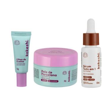 Imagem de Kit Renovadores Kokeshi Creme Sérum Facial Pele de Porcelana Sérum Tud