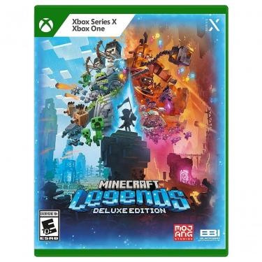 Imagem de Jogo Microsoft Minecraft Legends Deluxe Edition Xbox Series X e Xbox One com 6 Skins Adicionais Preto