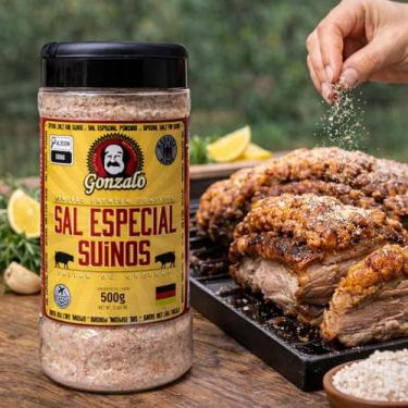 Imagem de Sal Especial para Suínos Gonzalo 500g Tempero Premium para Churrasco