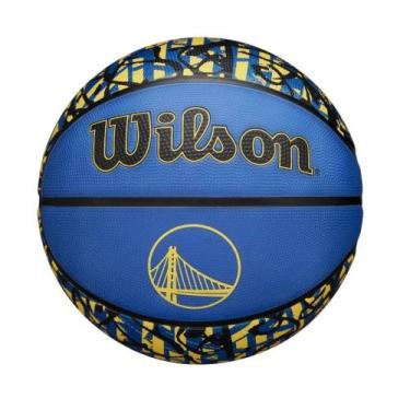 Imagem de Bola Basquete Wilson NBA Team Graffiti GS, Azl, Pto, Amr, UNICO