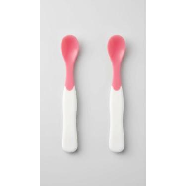 Imagem de Kit 2 Colheres Termossensíveis para Bebê Rosa - Congratulations Store