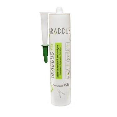 Imagem de Selante Acrílico - Tb 450g Fixação de Rodapés Branco Graddus Fix