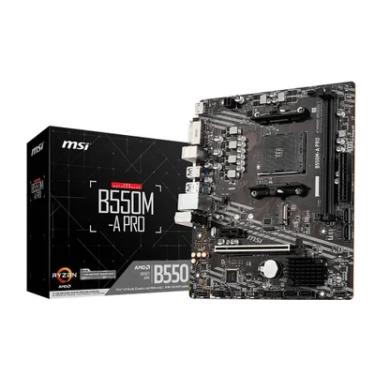 Imagem de Placa Mãe Msi B550m-a Pro Am4 2xDDR4 Chipset Amd B550 Matx