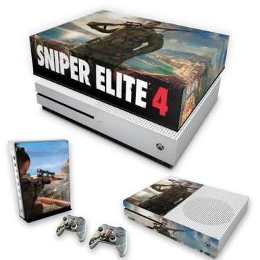Imagem de Capa Anti Poeira E Skin Compatível Xbox One S Slim - Sniper Elite 4 -