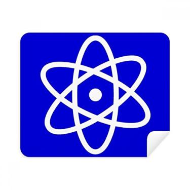 Imagem de Pacote Azul Quadrado Aviso Mark Pano de Limpeza de Tela Limpador de Tela 2 Peças Tecido de Camurça