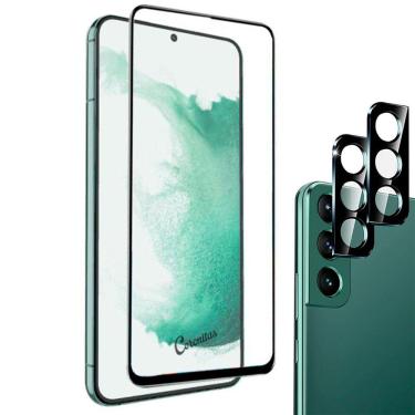 Imagem de Kit Película 5D + Película Vidro Câmera Lente para Galaxy S22