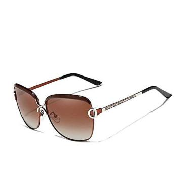 Imagem de Óculos de Sol Feminino Degradê Kingseven Proteção Polarizados UV400 (C4)
