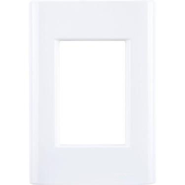 Imagem de Placa 3 Postos 4x2 Tramontina Giz Branca Tramontina