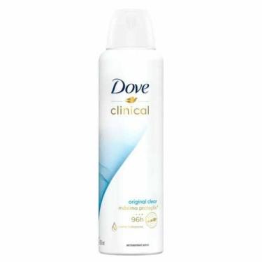 Imagem de Desodorante Antitranspirante Aerosol Dove Clinical Original Clean Com