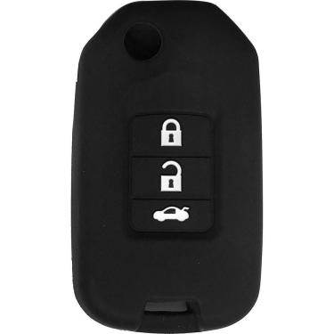Imagem de Capa Silicone Chave Canivete 3 Botões Honda City, Civic, Fit