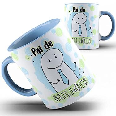 Imagem de Caneca azul Papai Flork Pai de Milhões