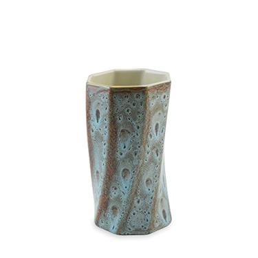 Imagem de Ceraflame Vaso de Cerâmica Acorde 18,5cm Azul Reagente - Decor