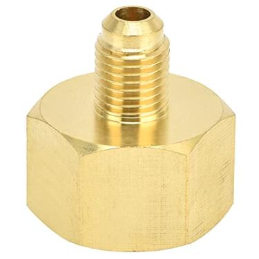 Imagem de Adaptador de tanque de refrigerante de bronze R134A, adaptador de montagem R32 W21 para 1/4SAE Adaptador de refrigerante de ar condicionado Adaptador de bomba de v¨¢cuo Acess¨®rio de ar condicionad