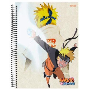 Imagem de Caderno Espiral Tamanho Universitário 1 Matéria 80 Folhas Naruto São D